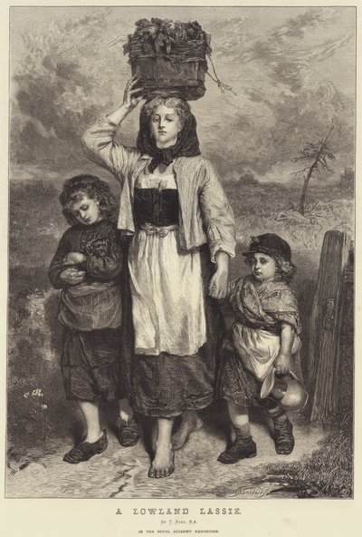 低地のラッシー 作： Thomas Faed